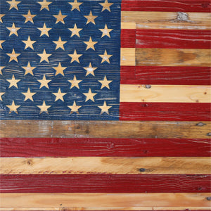 USA Pallet Wood Flags by Dennehey Design Co., Southern home decor main product photo
