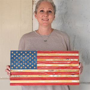 USA Pallet Wood Flags by Dennehey Design Co., Southern home decor detail photo 3