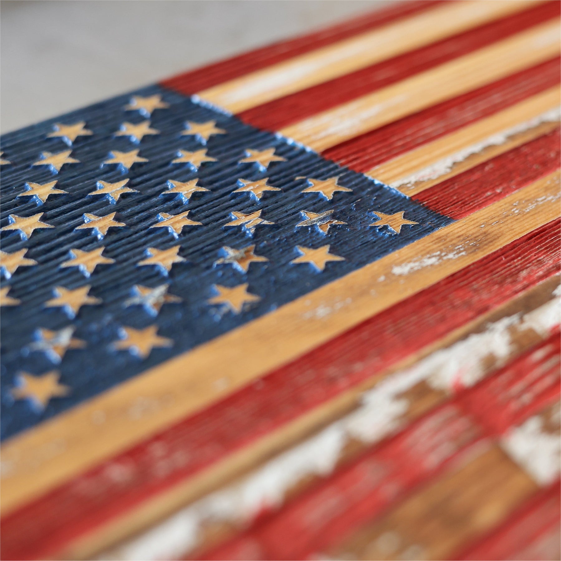 USA Pallet Wood Flags by Dennehey Design Co., Southern home decor detail photo 5