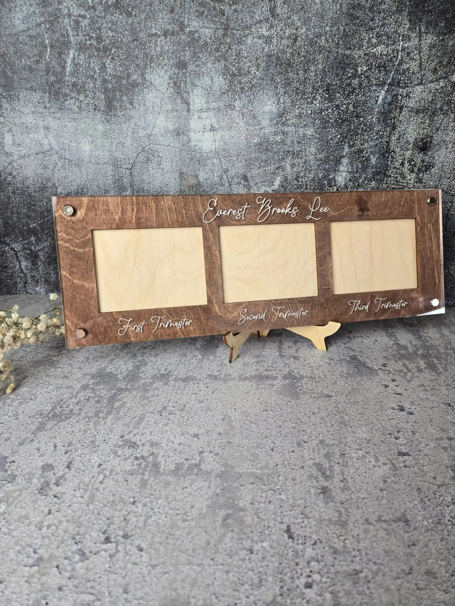 Ultrasound Picture Frame 1st-3rd Trimester by EverLee Creations, Southern home decor detail photo 2