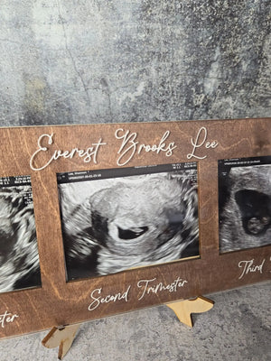 Ultrasound Picture Frame 1st-3rd Trimester by EverLee Creations, Southern home decor detail photo 8