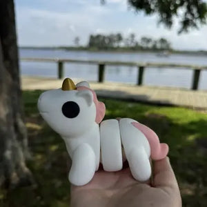 Unicorn 3D Printed Fidget Toy | Fantasy Sensory Toy by Mushroom Lady Co, paper gift detail photo 2