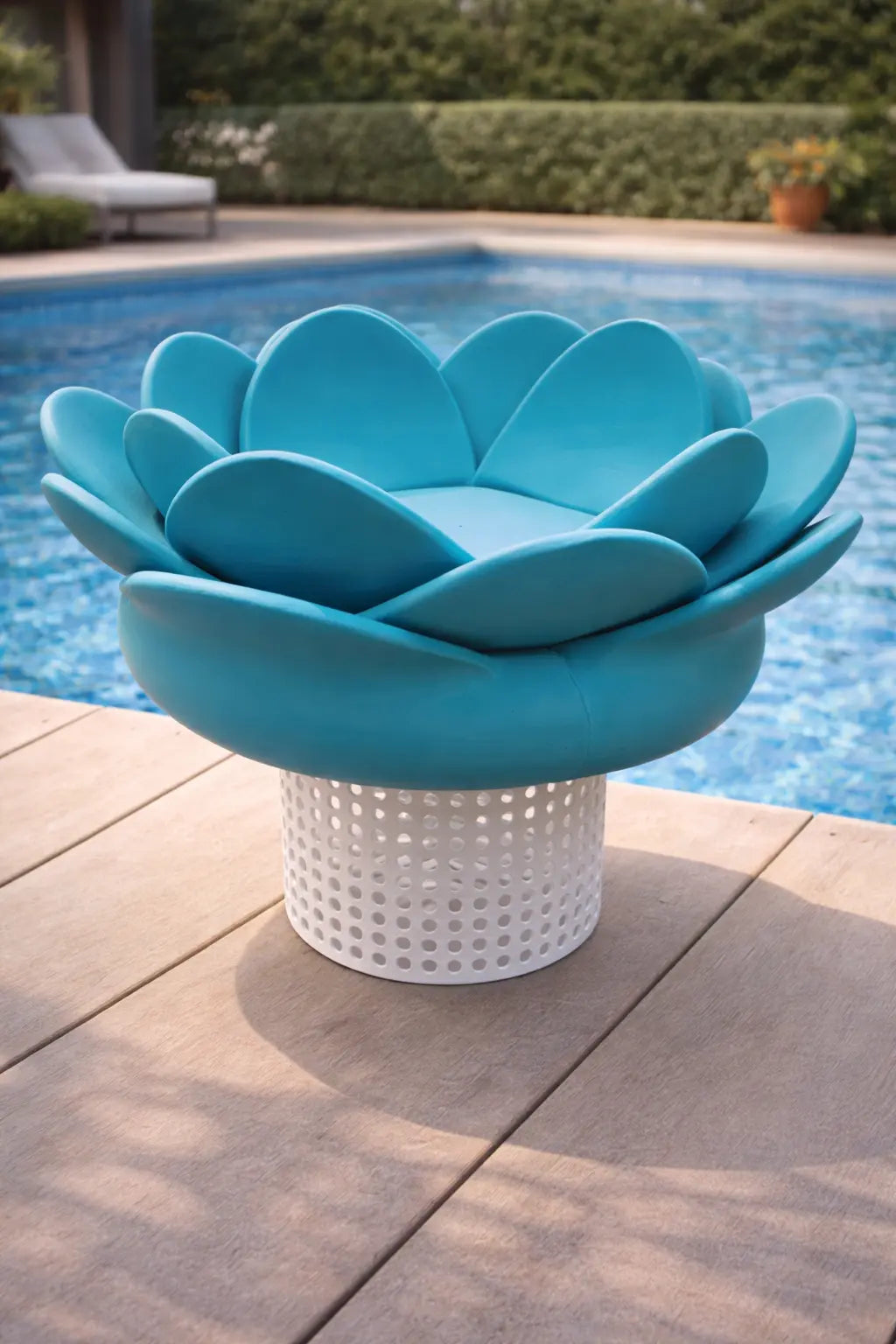 The Tween Space Floating Flower Can Holder — Pool Drink Float | 3D Printed by The Tween Space, Southern home decor detail photo 3