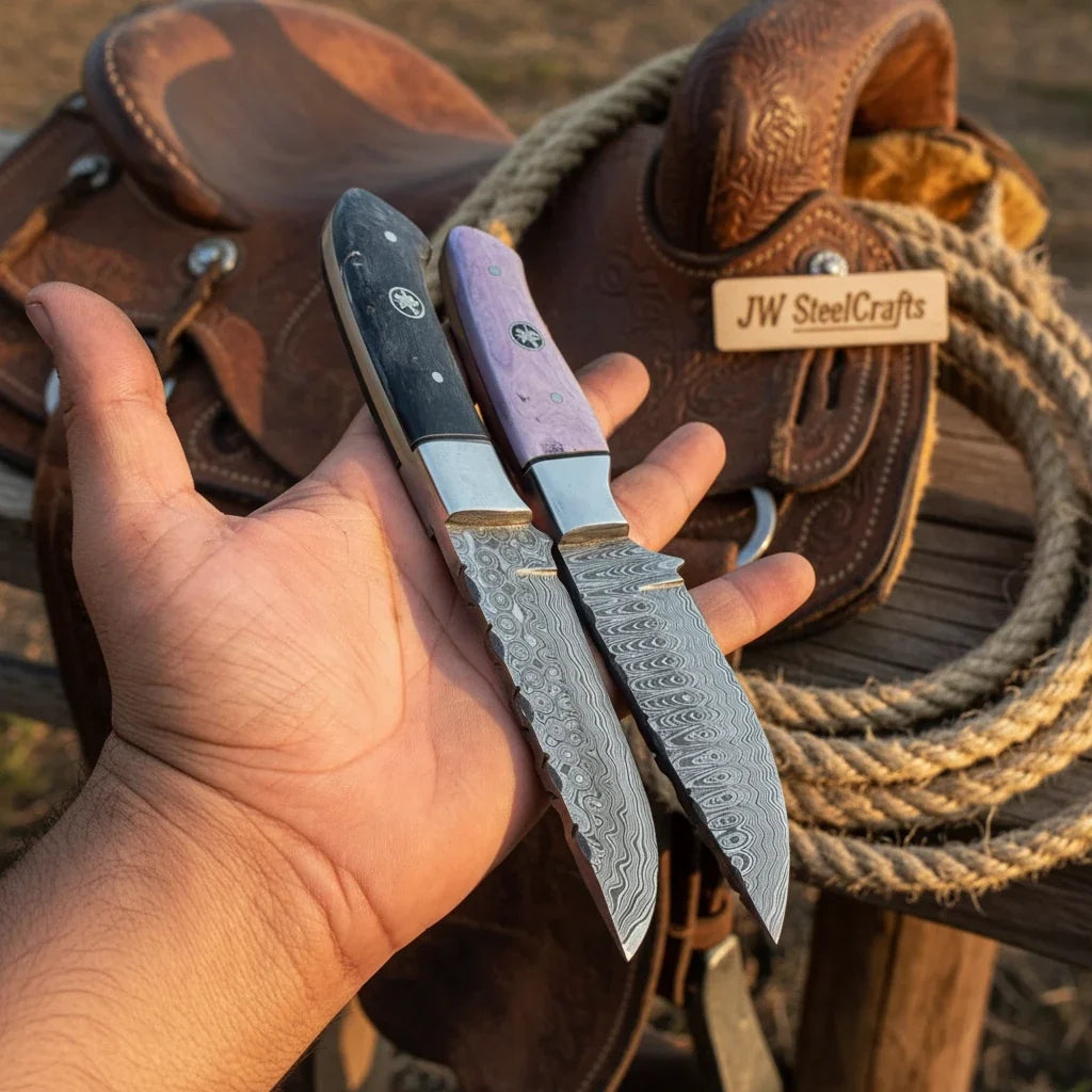 Patriot Ridge Skinner Knife 8" by JW SteelCrafts, product view 3