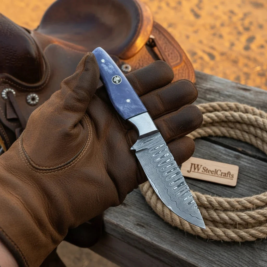 Patriot Ridge Skinner Knife 8" by JW SteelCrafts