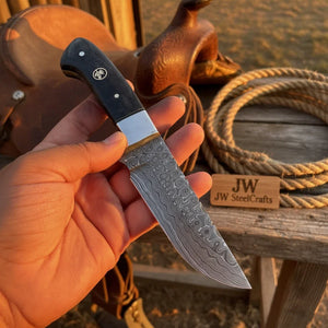 Patriot Ridge Skinner Knife 8" by JW SteelCrafts, product view 2