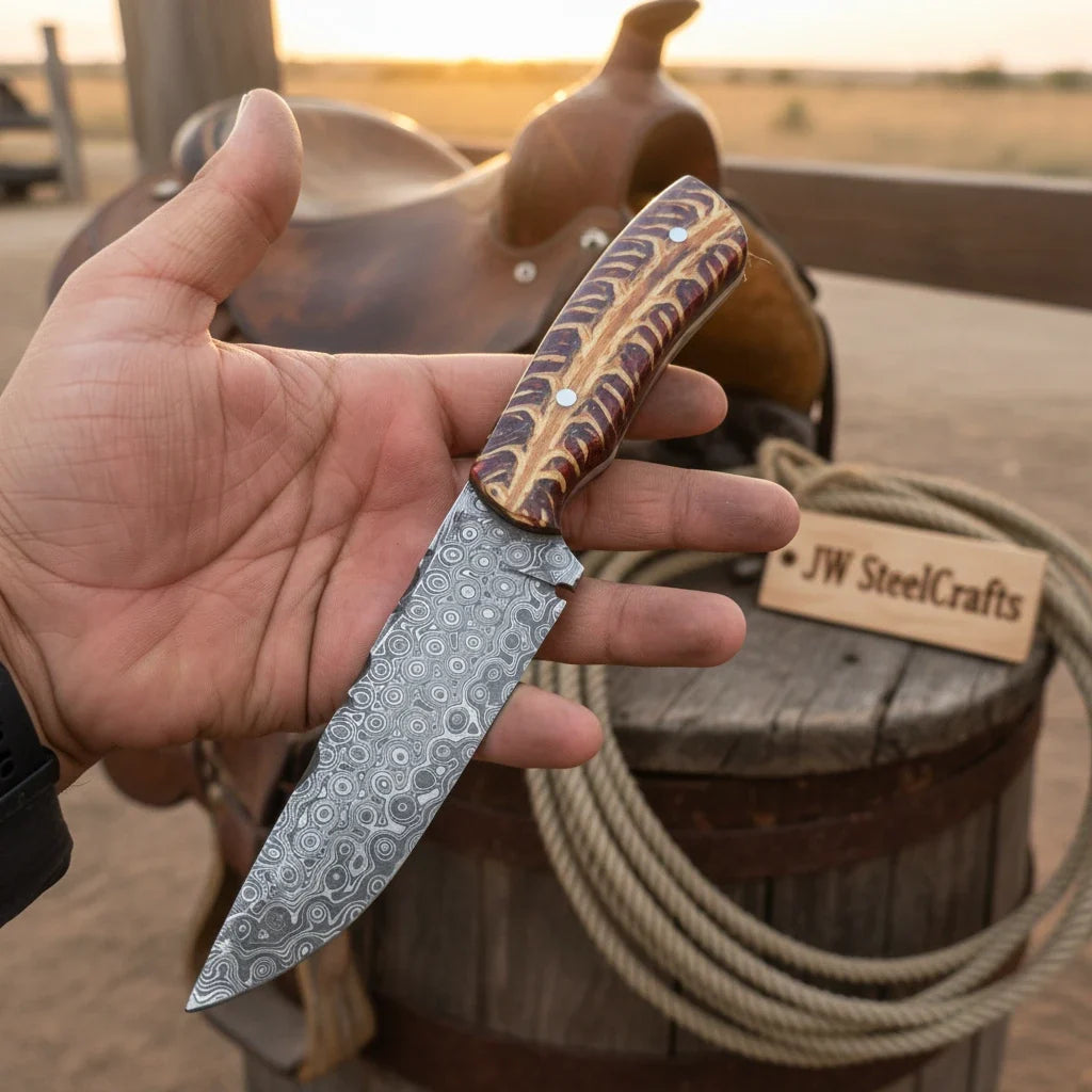 Corral Ridge Cowboy Blade 9” by JW SteelCrafts