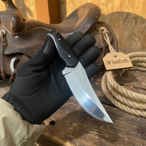 Finger Grip Chopper Knife 9.5" by JW SteelCrafts, product view 2