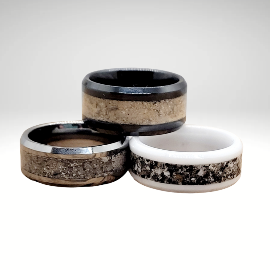 Ashes to Ashes, Dust to Dust by Cotton Street Art Company, handmade ring main product photo