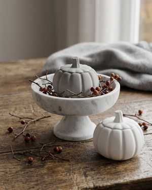 Hygge Pumpkin Candle Jars by Believe Candle, scented candle detail photo 3