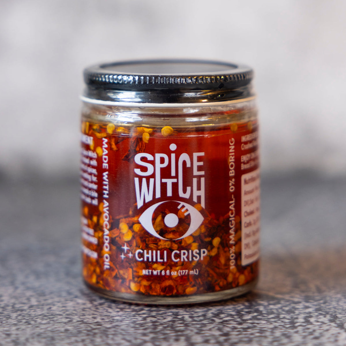 Chili Crisp – Original Flavor- Avocado Oil, Balanced Heat, Flavorful Crunch by Spice Witch, natural skincare main product photo