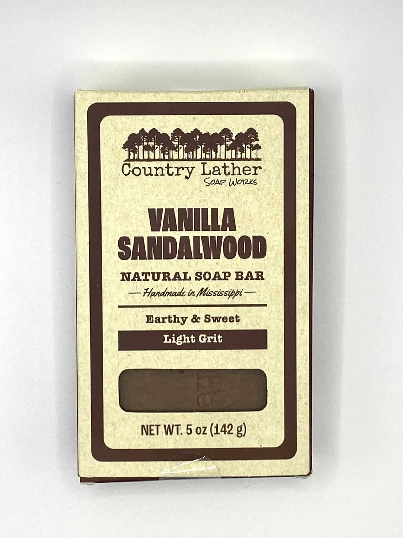 Vanilla Sandalwood Soap Bar Set of 30 Bars WHOLESALE by Country Lather Soap Works, natural skincare detail photo 2