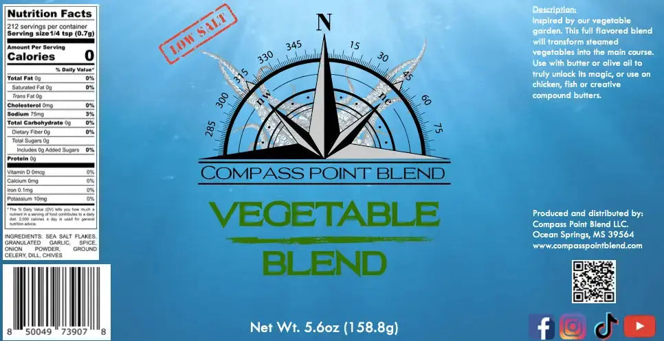 Vegetable Blend by Compass Point, Southern food gift detail photo 6