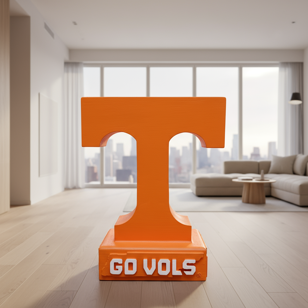 Tennessee Volunteers Power T Garden Statue by College Bronze