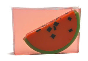 Watermelon Soap Slice 5.5 Oz. by Essential Journeys, natural skincare main product photo
