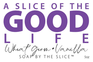 Wheat Germ & Vanilla Soap Slice 5.5 Oz. by Essential Journeys, natural skincare detail photo 6