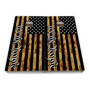 WTP USA Flag Cornhole Boards - Professional Tournament Series by Cornhole Solutions, custom cornhole board detail photo 4
