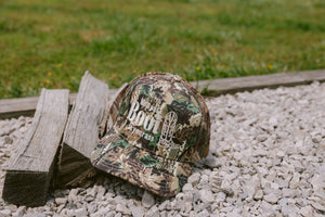 We'll Put A Boot in your Ass - Camo Trucker Hat by KenzKustomz, Southern lifestyle apparel detail photo 10
