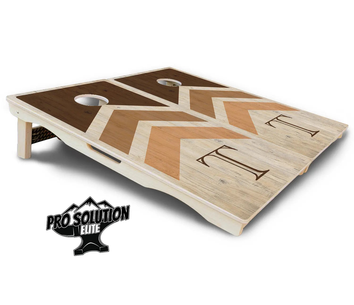 Wedding Arrows Cornhole Boards - Pro Solution Elite Series - Natural by Cornhole Solutions, custom cornhole board detail photo 5