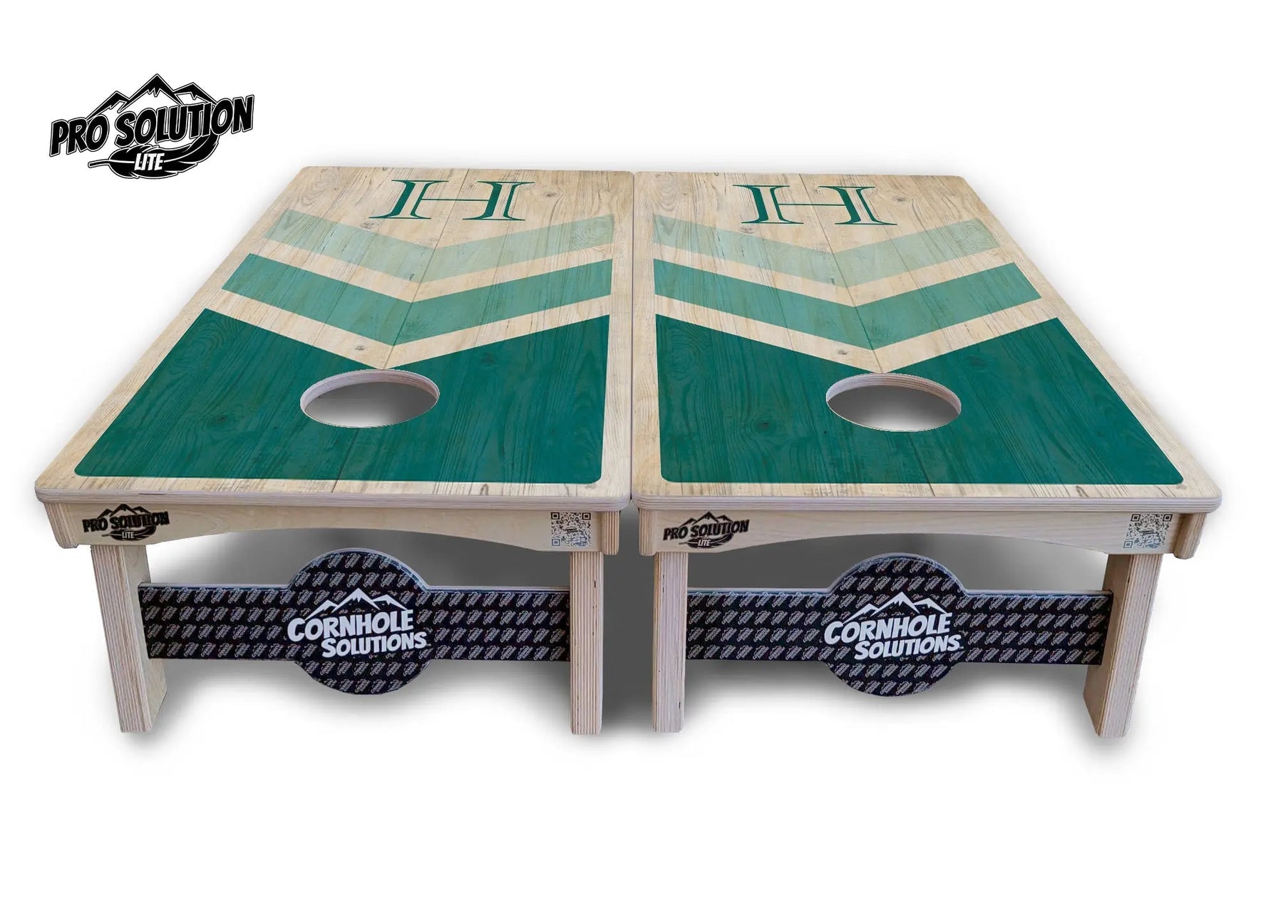 Wedding Arrows Cornhole Boards - Pro Solution Lite Series - Teal by Cornhole Solutions, Southern food gift detail photo 5