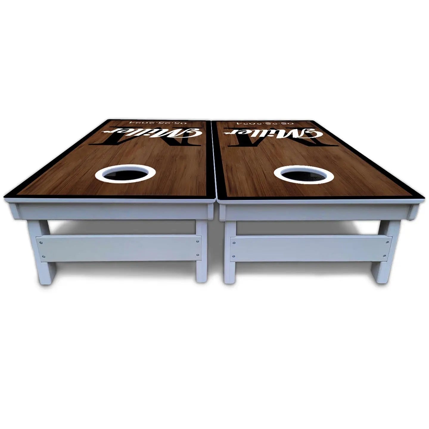 Wedding Letter Name Cornhole Boards - All Weather Series by Cornhole Solutions, custom cornhole board detail photo 5