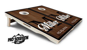 Wedding Name Letter Cornhole Boards - Pro Solution Lite Series by Cornhole Solutions, custom cornhole board detail photo 5