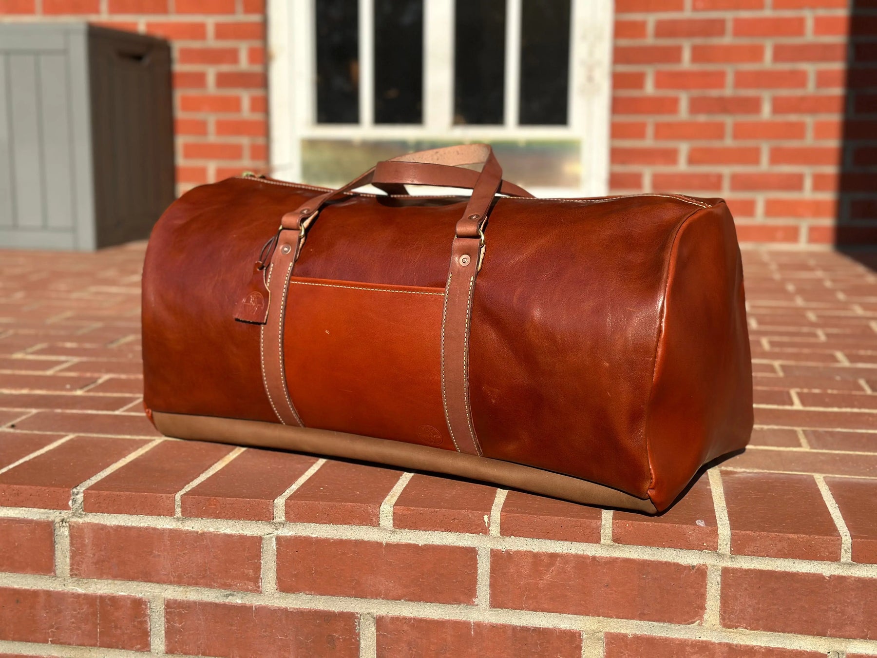 Weekend Bag by Kw Leatherworks, handmade leather goods main product photo