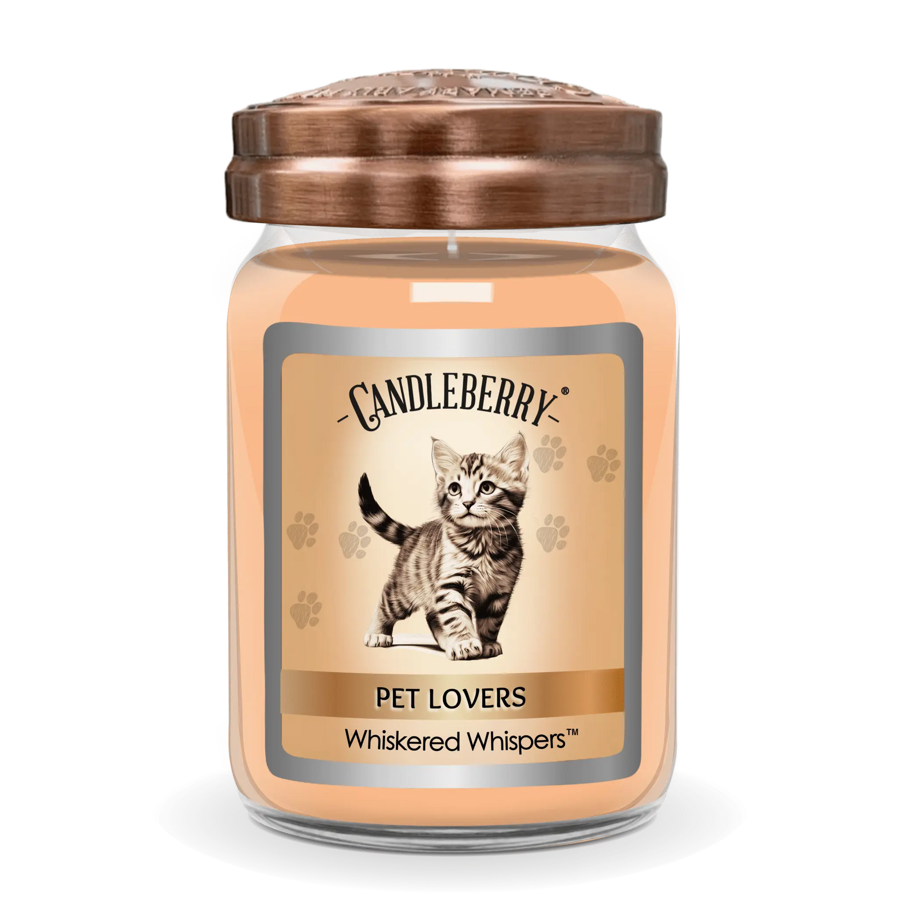 Whiskered Whispers™ - Large Jar Candle (Collective) by The Candleberry® Candle Company, scented candle main product photo