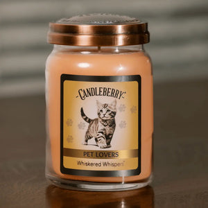 Whiskered Whispers™ - Large Jar Candle (Collective) by The Candleberry® Candle Company, scented candle detail photo 3