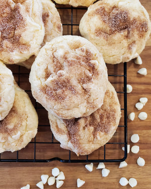 White Chocolate Snickerdoodle Cookie Dozen by Let's Get Baked Artisan Desserts, Southern food gift main product photo