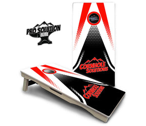 White Jersey Cornhole Boards - Pro Solution Elite Series by Cornhole Solutions, custom cornhole board detail photo 2