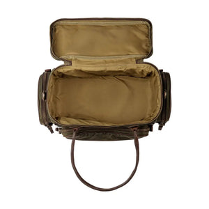 White Wing Waxed Canvas Guide Bag by Mission Mercantile Leather Goods, handmade leather goods detail photo 12