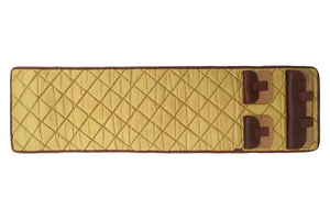 White Wing Waxed Canvas Gun Cleaning Mat by Mission Mercantile Leather Goods, handmade leather goods detail photo 2
