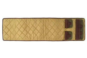 White Wing Waxed Canvas Gun Cleaning Mat by Mission Mercantile Leather Goods, handmade leather goods detail photo 10