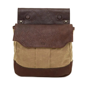 White Wing Waxed Canvas Hunting Heritage Bird Bag Set by Mission Mercantile Leather Goods, handmade leather goods detail photo 7
