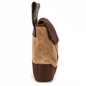White Wing Waxed Canvas Hunting Heritage Bird Bag Set by Mission Mercantile Leather Goods, handmade leather goods detail photo 10