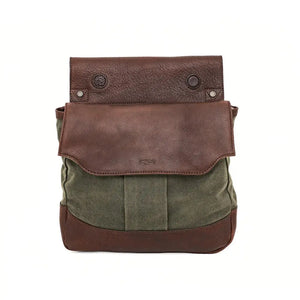 White Wing Waxed Canvas Hunting Heritage Bird Bag Set by Mission Mercantile Leather Goods, handmade leather goods detail photo 21