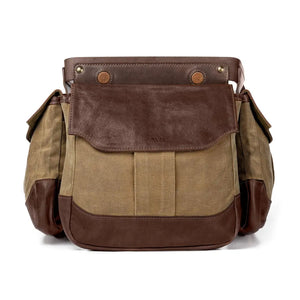 White Wing Waxed Canvas Hunting Heritage Bird Bag Trio by Mission Mercantile Leather Goods, handmade leather goods detail photo 15