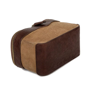 White Wing Waxed Canvas Hunting Shell Bag by Mission Mercantile Leather Goods, handmade leather goods detail photo 6