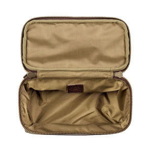 White Wing Waxed Canvas Hunting Shell Bag by Mission Mercantile Leather Goods, handmade leather goods detail photo 8