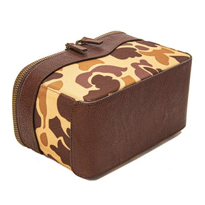 White Wing Waxed Canvas Hunting Shell Bag by Mission Mercantile Leather Goods, handmade leather goods detail photo 22
