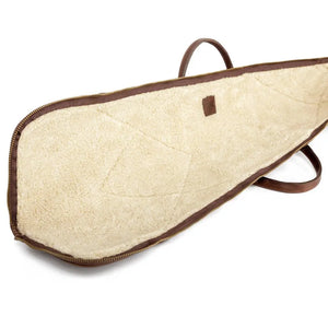 White Wing Waxed Canvas Hunting Shotgun Case by Mission Mercantile Leather Goods, handmade leather goods detail photo 15