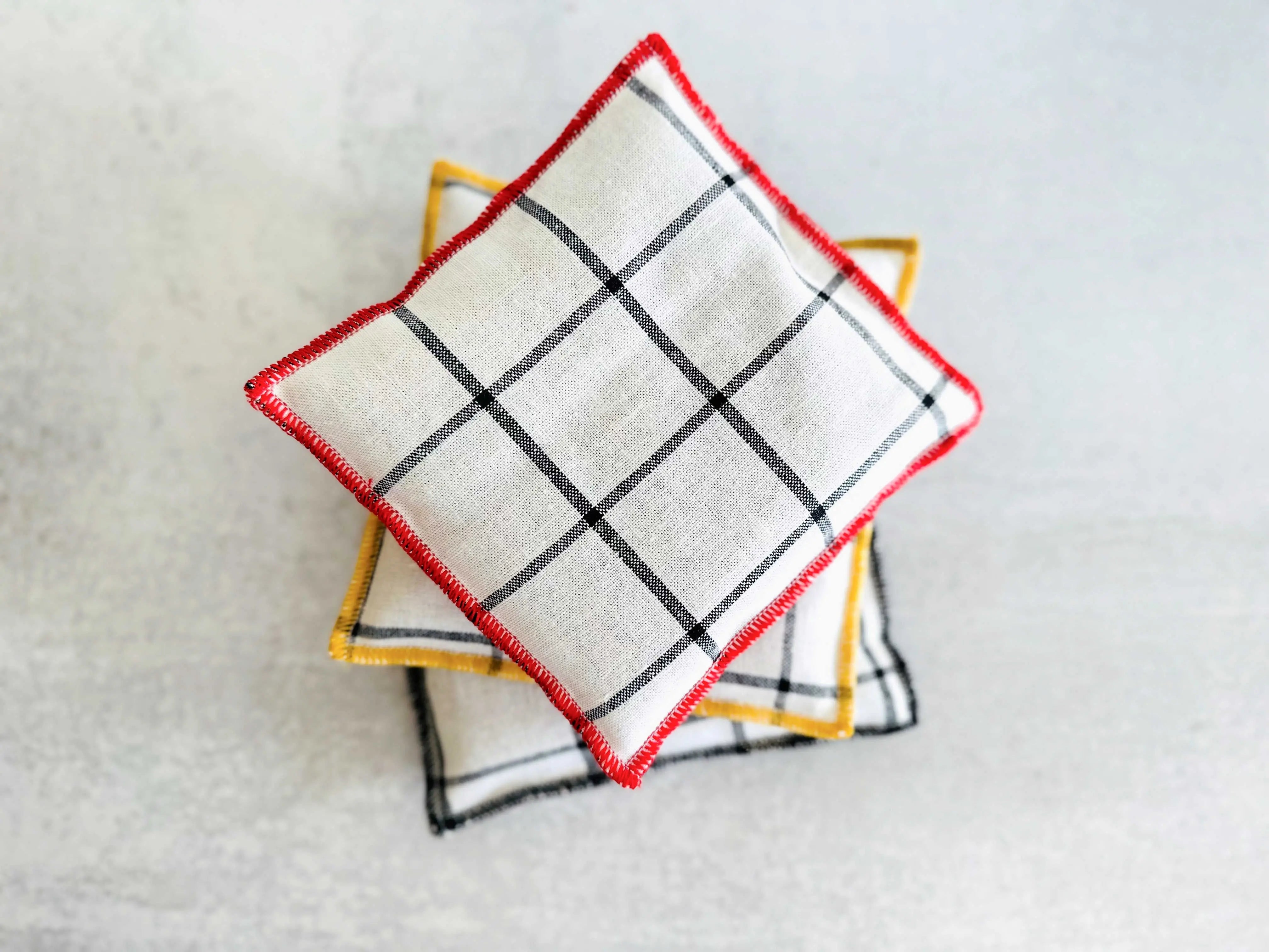 Windowpane Linen Lavender Sachets by Dot and Army, laundry detail photo 2