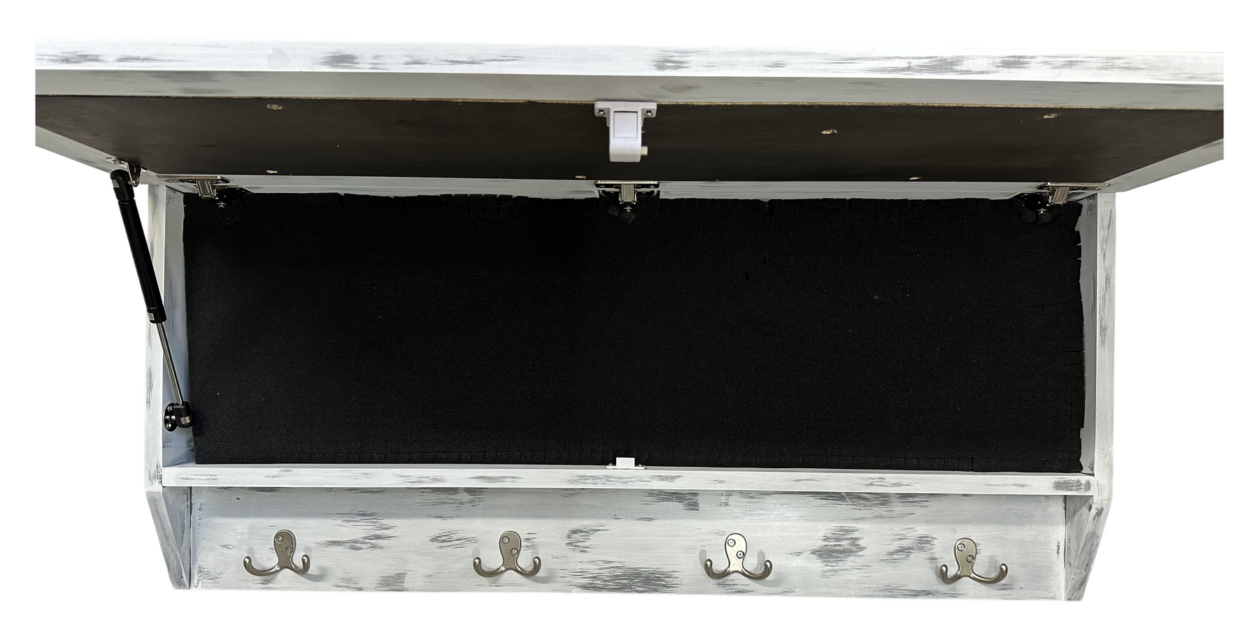 Winter Family Tree Gun Concealment Decor - Handcrafted Wooden Gun Cabinets - Gun Shelf Hidden Storage for Rifles, Shotguns, & Handguns - Quick Access by Bellewood Designs