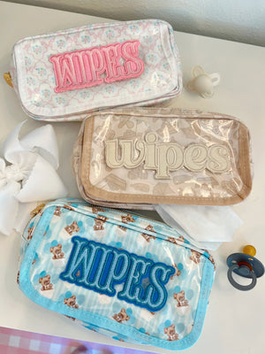 Wipes Pouch - Clear Coat Bag by KenzKustomz, handmade leather goods detail photo 4