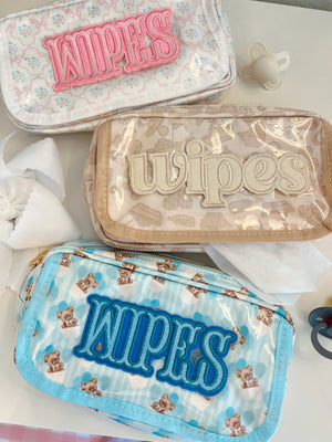 Wipes Pouch - Clear Coat Bag by KenzKustomz, handmade leather goods detail photo 5