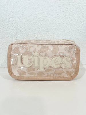 Wipes Pouch - Clear Coat Bag by KenzKustomz, handmade leather goods detail photo 17