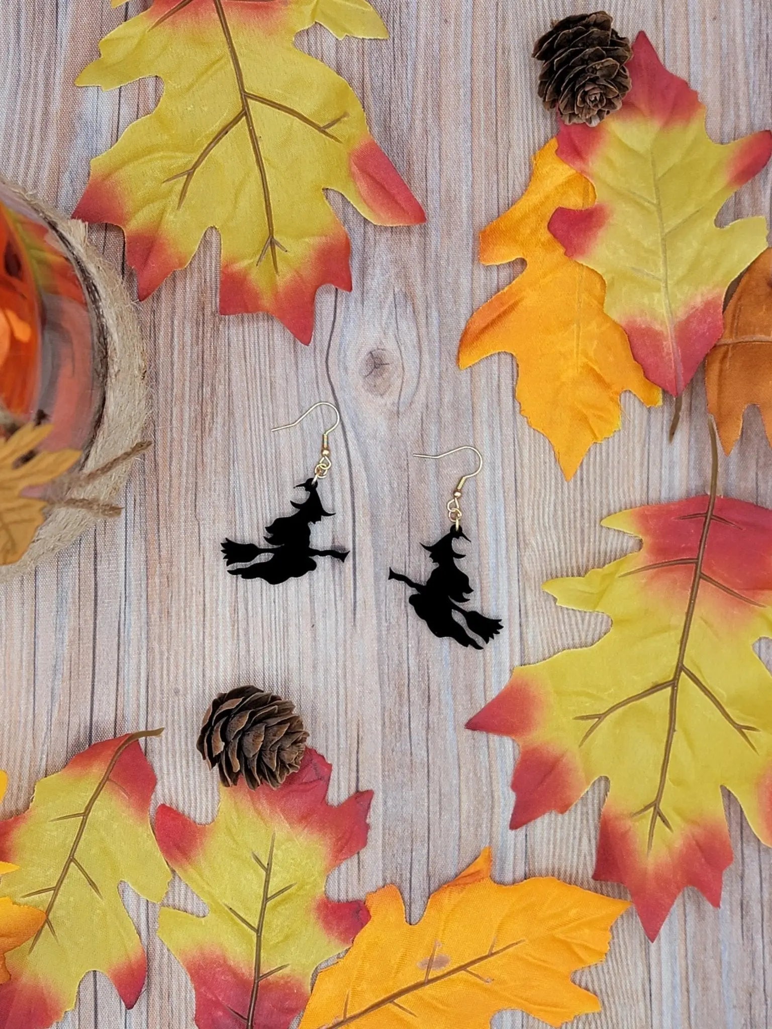 Witch Earrings by EverLee Creations, handmade jewelry main product photo
