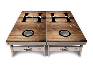Wood Slat Cornhole Boards - Professional Tournament Series by Cornhole Solutions, custom cornhole board detail photo 2