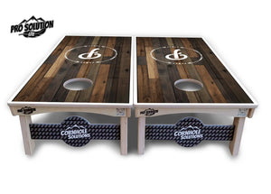Wood Wreath Letter Cornhole Boards - Pro Solution Lite Series by Cornhole Solutions, custom cornhole board detail photo 5